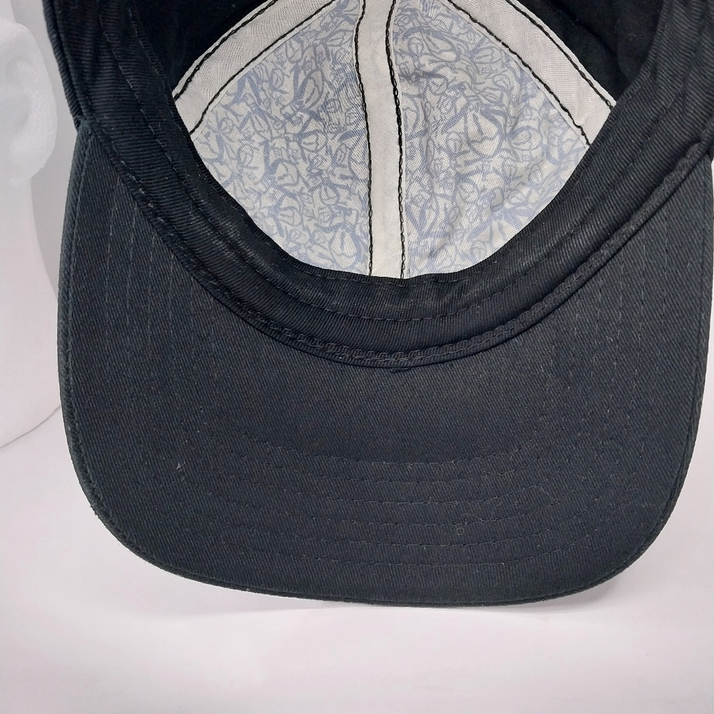 Original Penguin Embroidered Black Adjustable Baseball Cap - One Size Fits All - - Picture 10 of 12